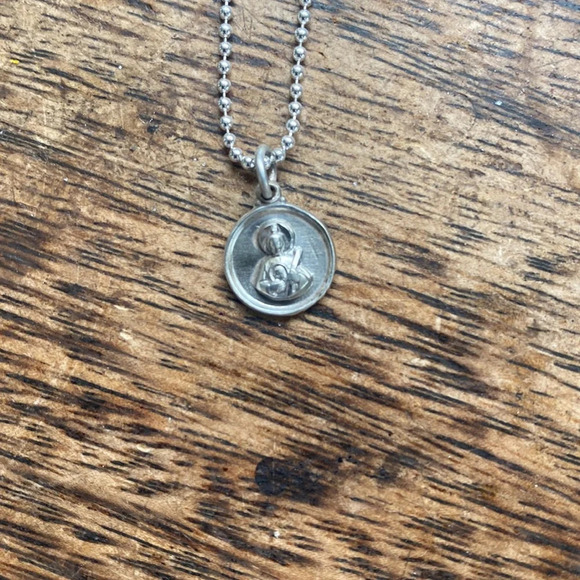 Sterling silver Saint Jude necklace - Picture 6 of 10